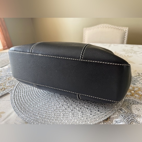 Kate Spade Vintage New York 90s Wellsley Shoulder Bag Black Pebbled Leather - Picture 5 of 12